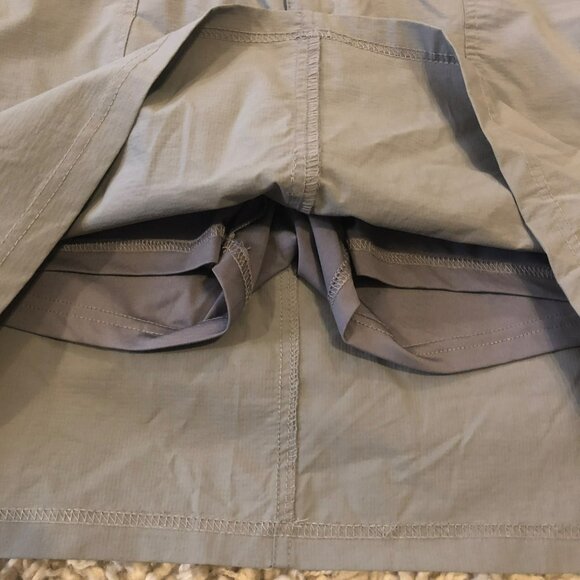 Libin Nylon Hiking Skort Sz XL Grey Comfort Waist Pockets Gorpcore Camping - Picture 3 of 8